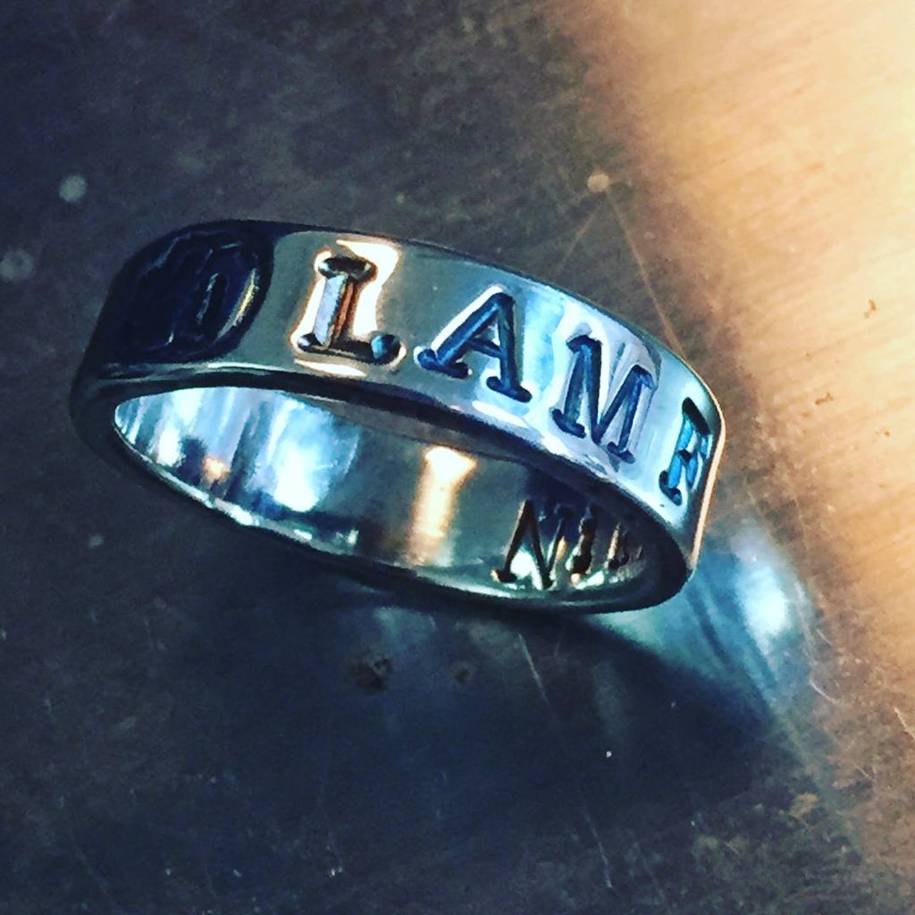 Sterling Silver LAMF Ring image 0
