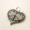 True Love Double Skull Pendant image 2