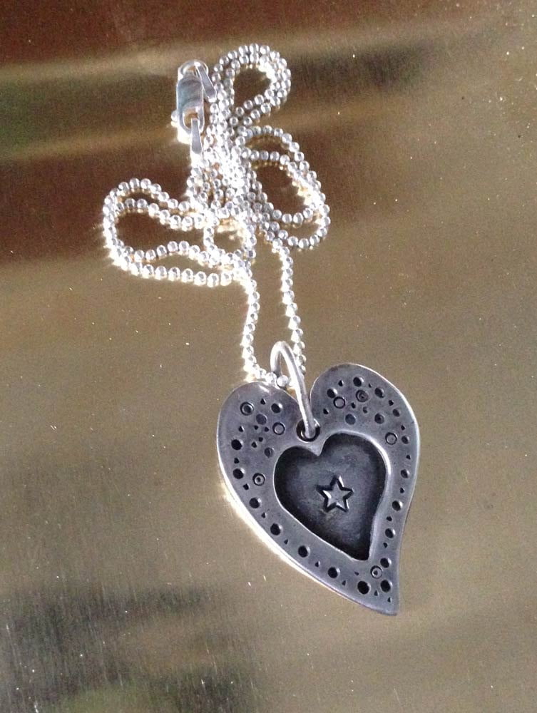 Antique Heart Pendant image 1