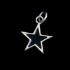 The Star Pendant on black