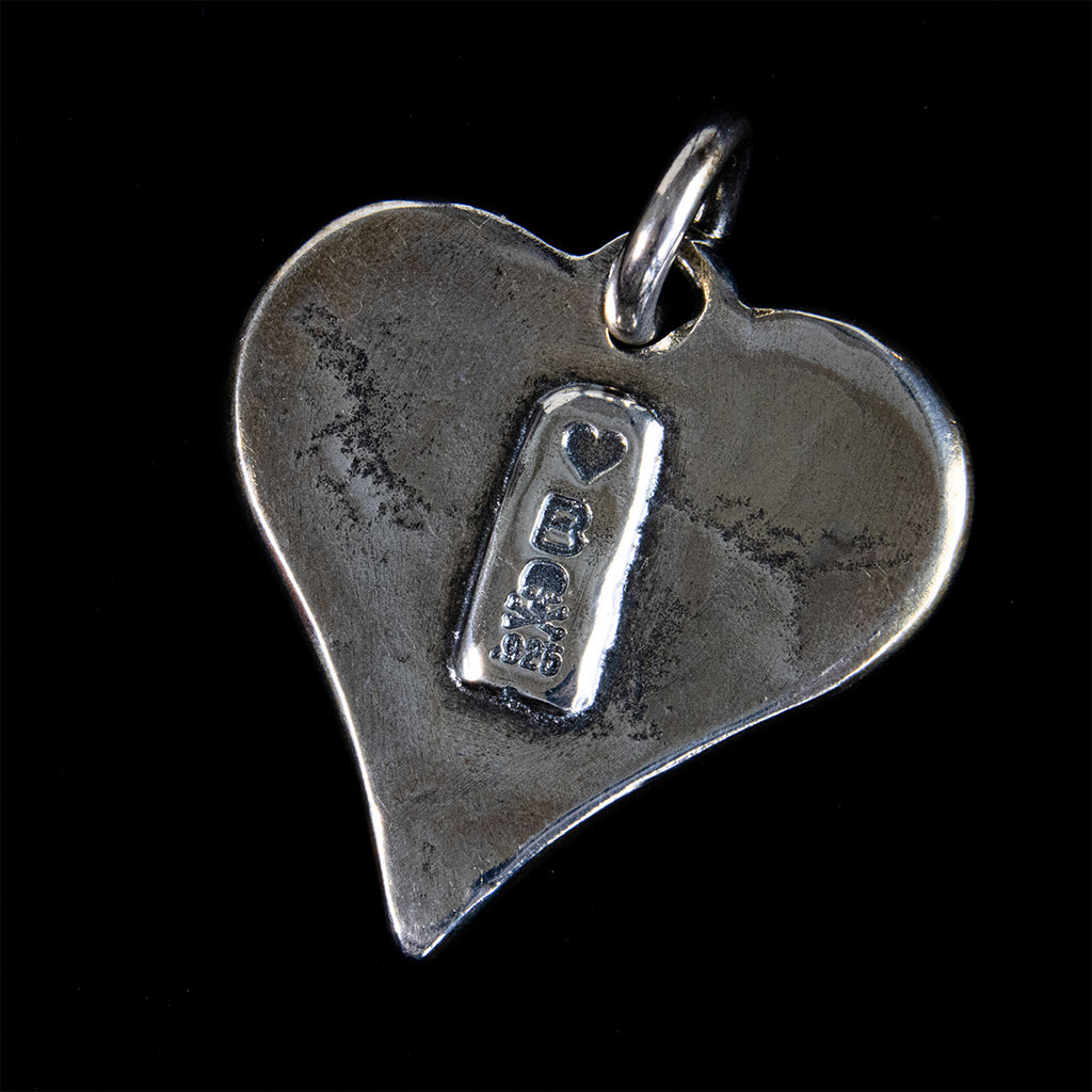 Heart 13 Pendant back.