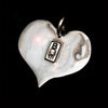 True Love Double Skull Pendant back