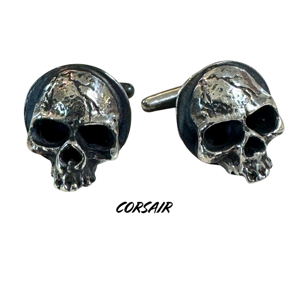 skull cufflinks