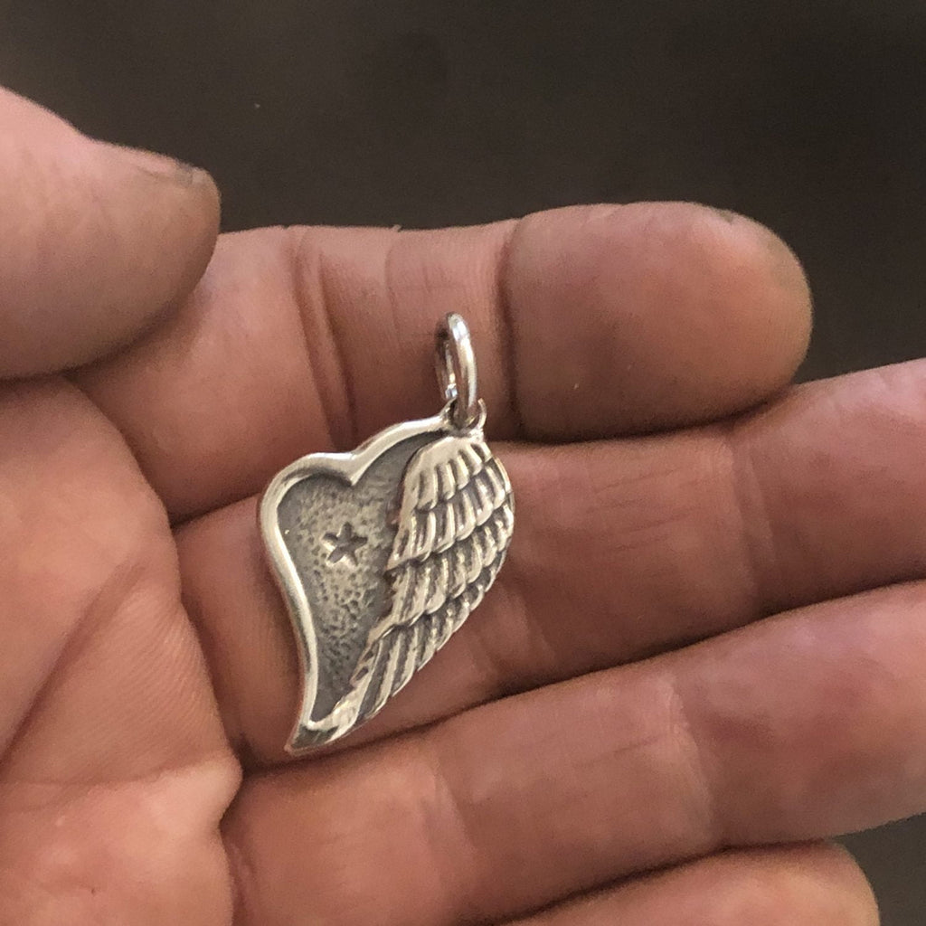 Angel Heart Wing Pendant image 2