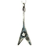 Silver Flying V Pendant image 3