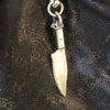 Pirate Dagger pendant on black leather