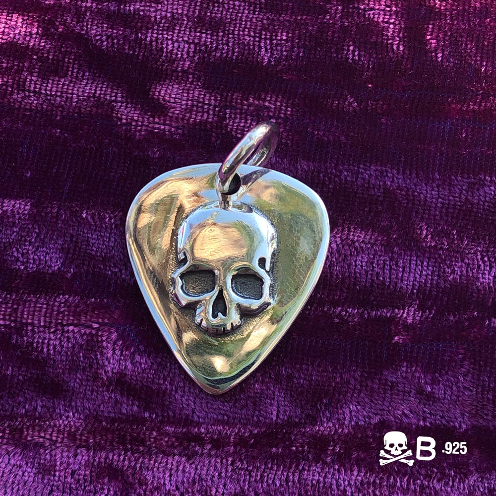 Guitar Pic Skullon purple