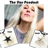 The Star Pendant modeled by share Ross