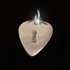 Silver Star Guitar Pic back side. 